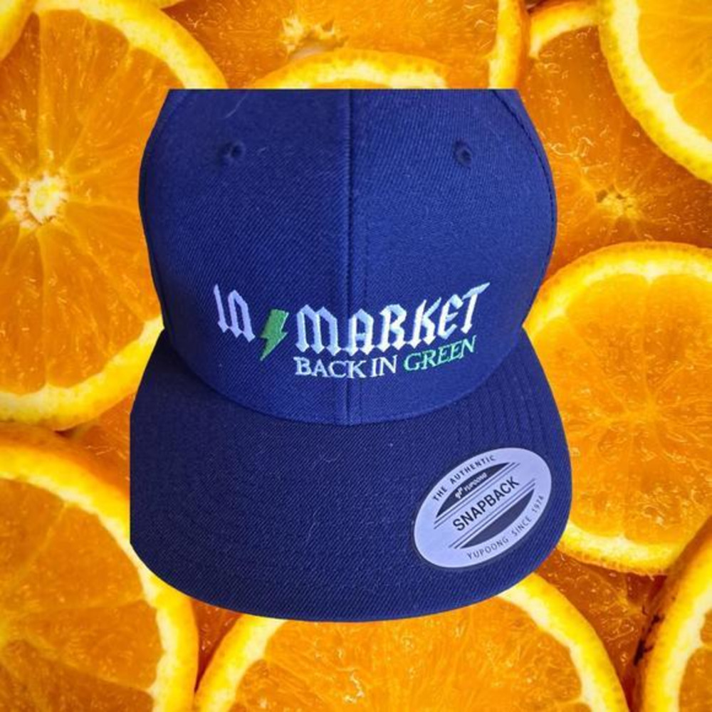 The Classics In Market Back in Green Blue/ Green Adjustable‎ Hat